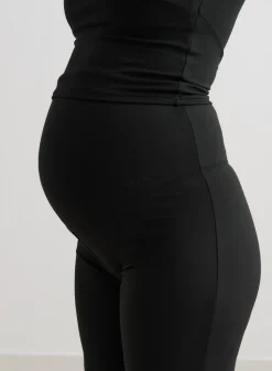 Sense Tights|Workout Pants^AIM’N Black Sense Maternity Wide Pants