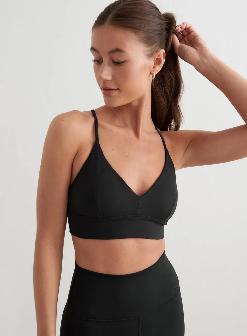 Strap Bras^AIM’N Sense Strap Bra Black