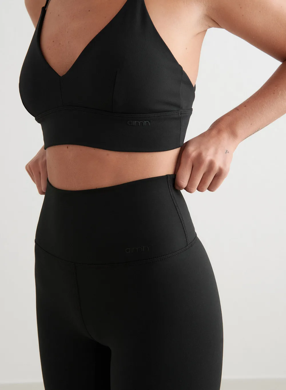 Strap Bras^AIM’N Sense Strap Bra Black