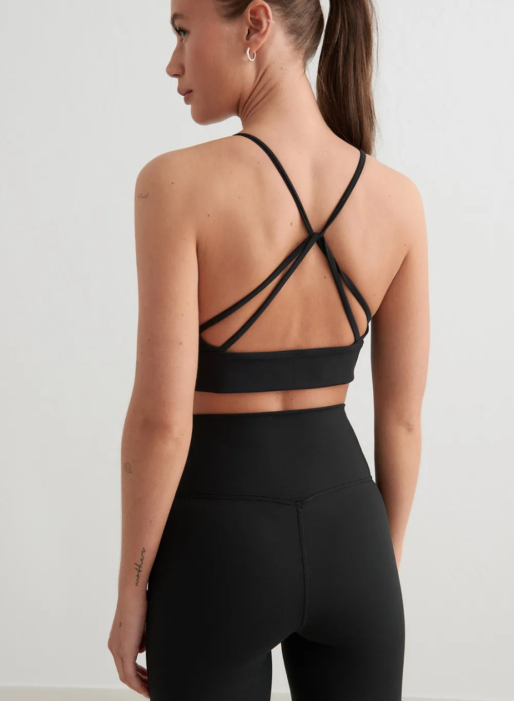 Strap Bras^AIM’N Sense Strap Bra Black