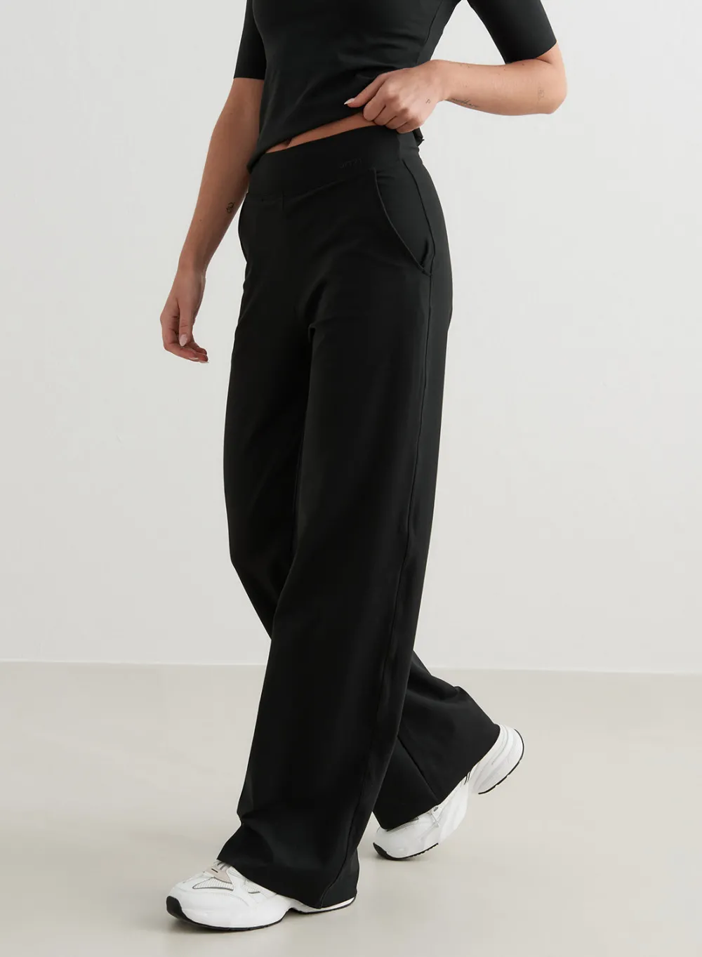 Sense Tights|Workout Pants^AIM’N Sense Wide Pants Black