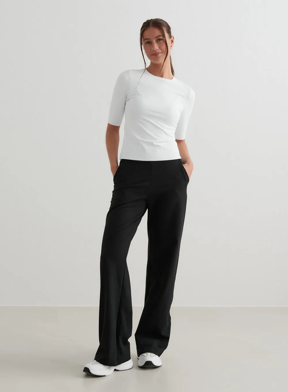 Sense Tights|Workout Pants^AIM’N Sense Wide Pants Black