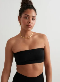 Seamless Sports Bras^AIM’N Black Shape Seamless Bandeau Bra