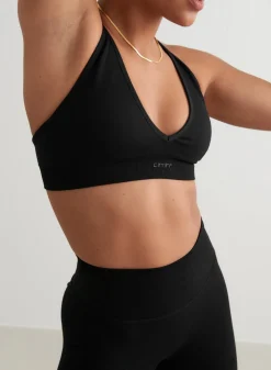 Seamless Sports Bras^AIM’N Shape Seamless Cross Back Bra Black