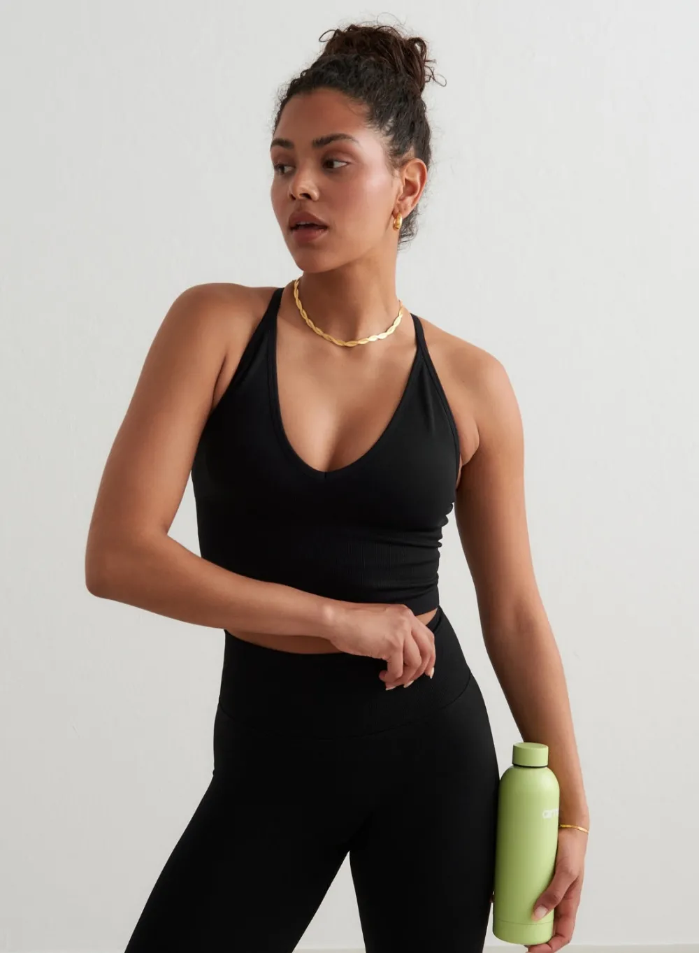 Tank Tops Og Trenings Tank Tops|Seamless Tank Tops^AIM’N Shape Seamless Cross Back Bralette Black