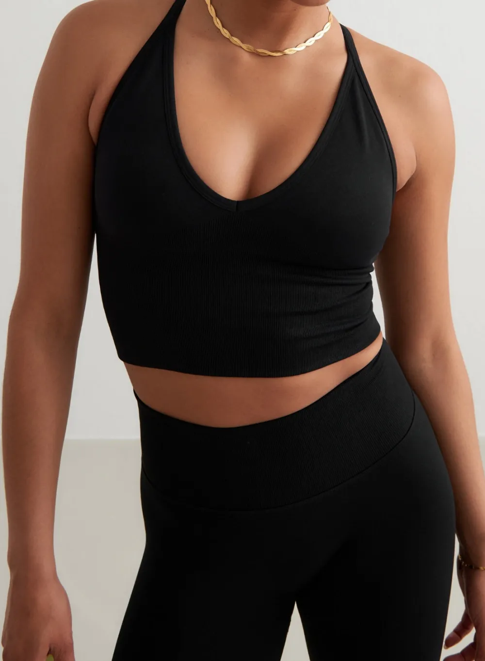 Tank Tops Og Trenings Tank Tops|Seamless Tank Tops^AIM’N Shape Seamless Cross Back Bralette Black