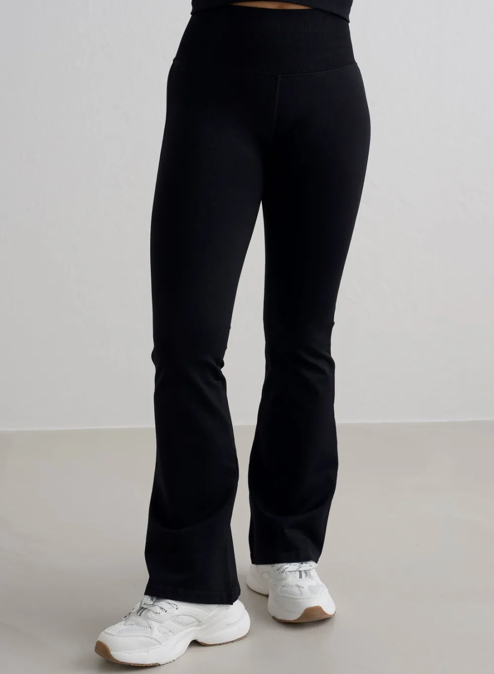 Treningstights|Flare Leggings & Tights^AIM’N Black Shape Seamless Flare Petite Tights