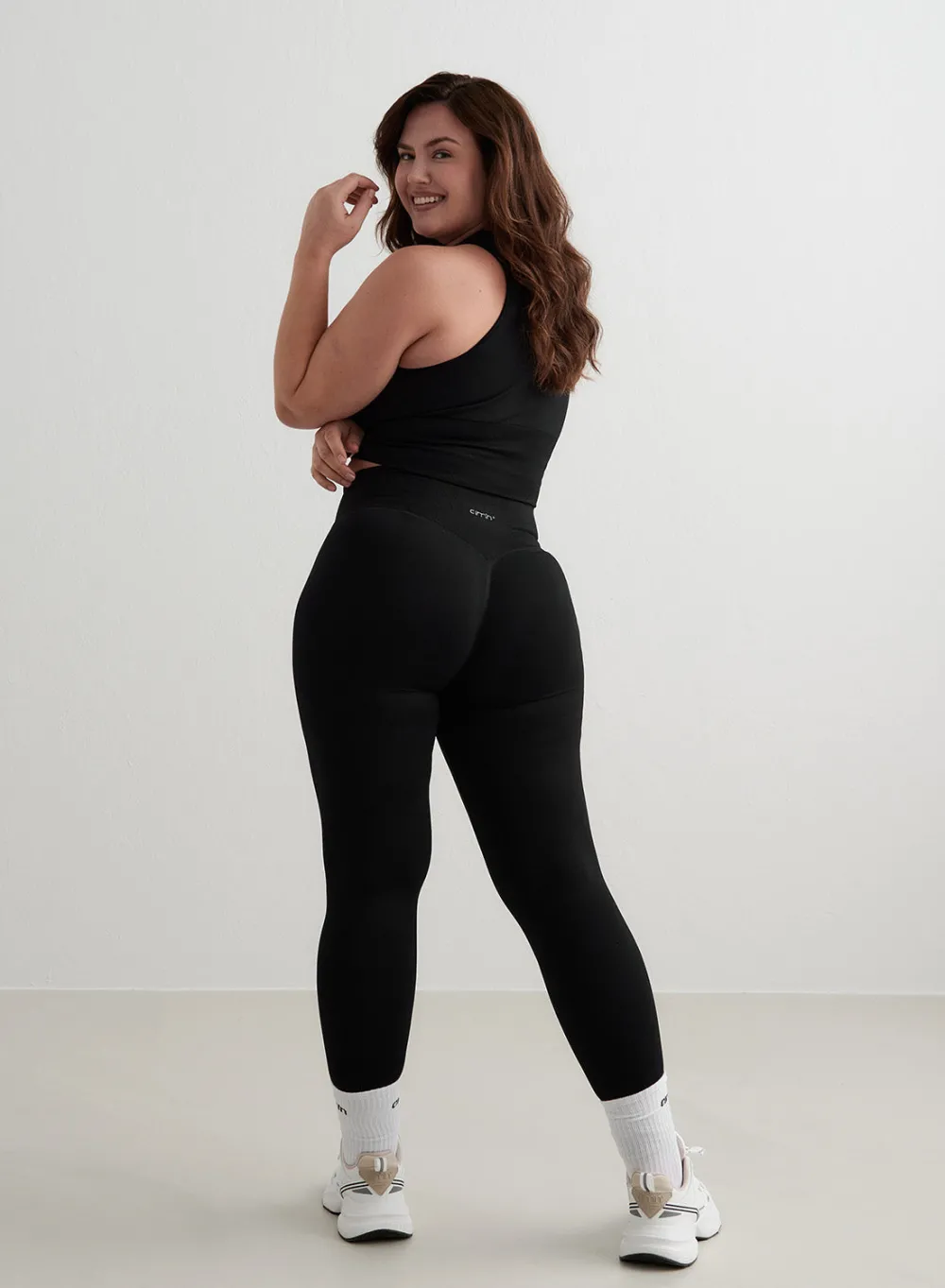Treningstights|Seamless Tights^AIM’N Shape Seamless Tights Black