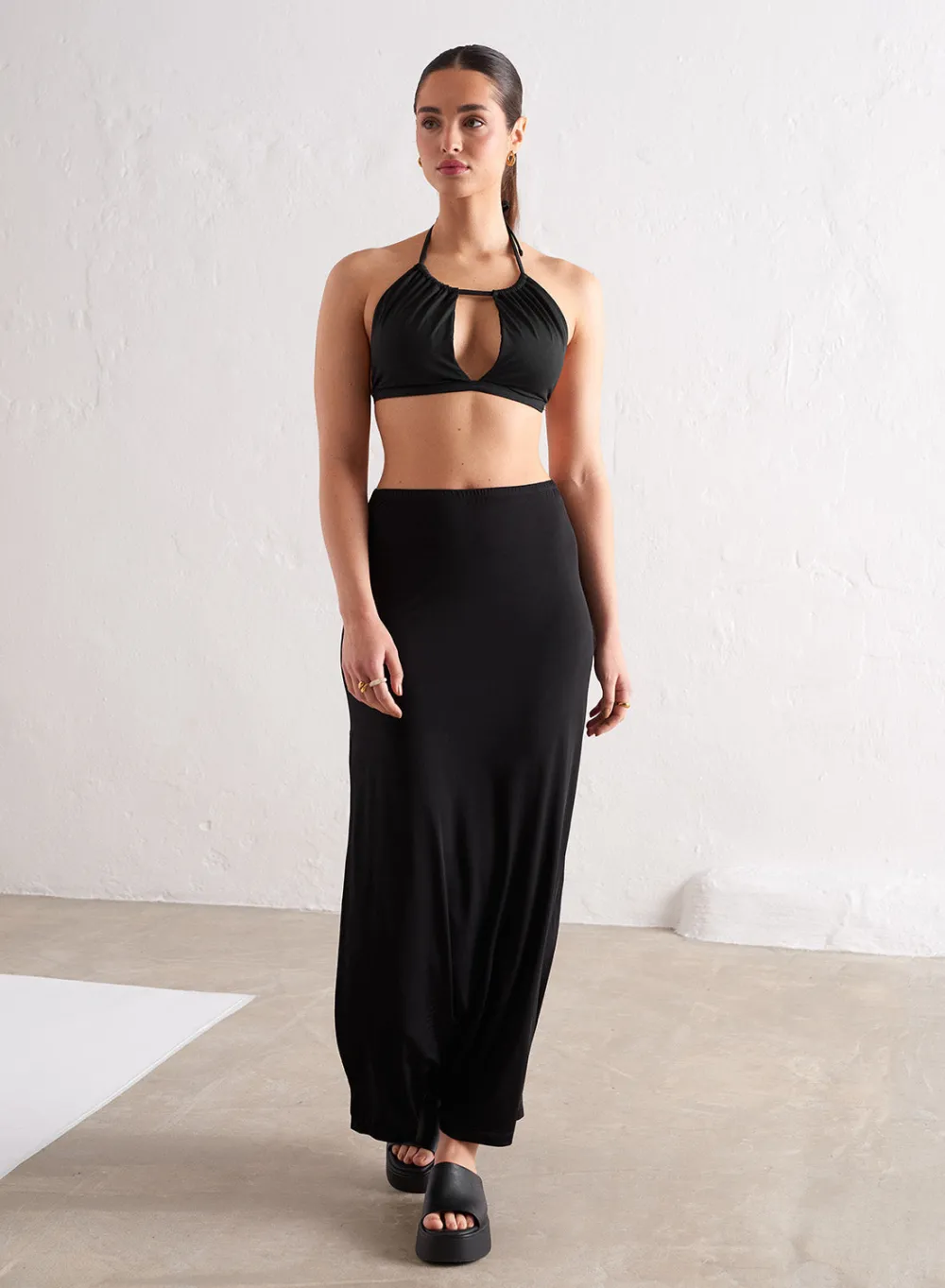 Skjørt^AIM’N Black Sheer Tech Skirt