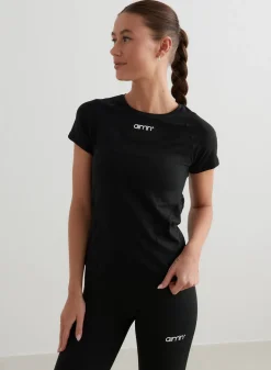 T-skjorter|Trenings-T-shirts^AIM’N Soft Basic Short Sleeve Black