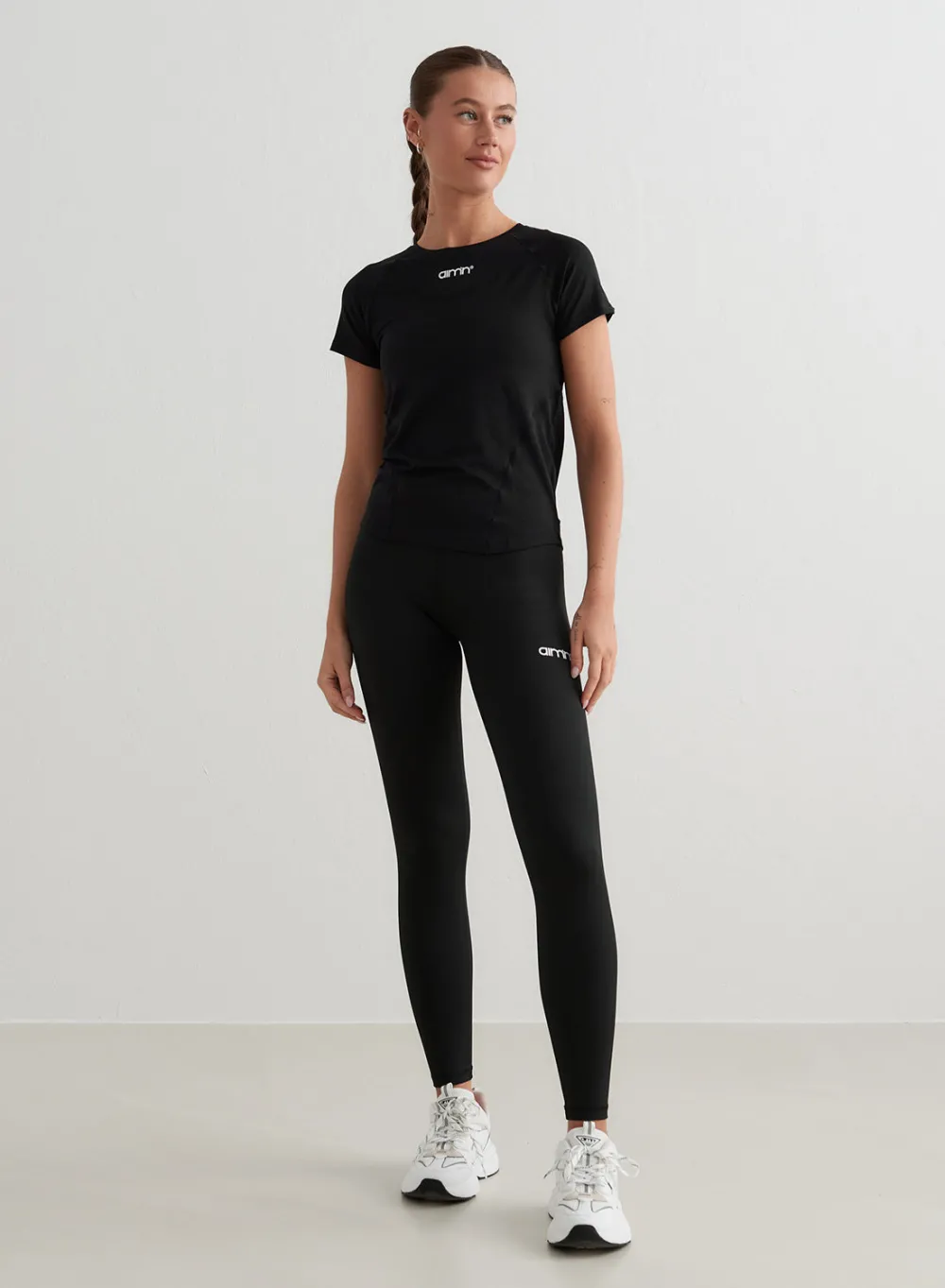 T-skjorter|Trenings-T-shirts^AIM’N Soft Basic Short Sleeve Black