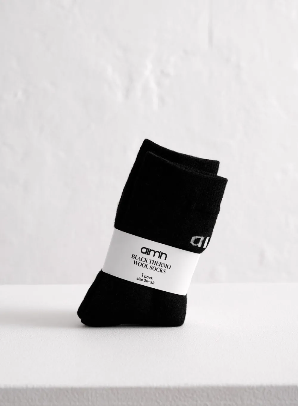 Sokker^AIM’N Thermo Wool Socks Black