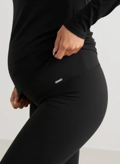 Treningstights|Tights for Gravide^AIM’N Black Warming Maternity Tights