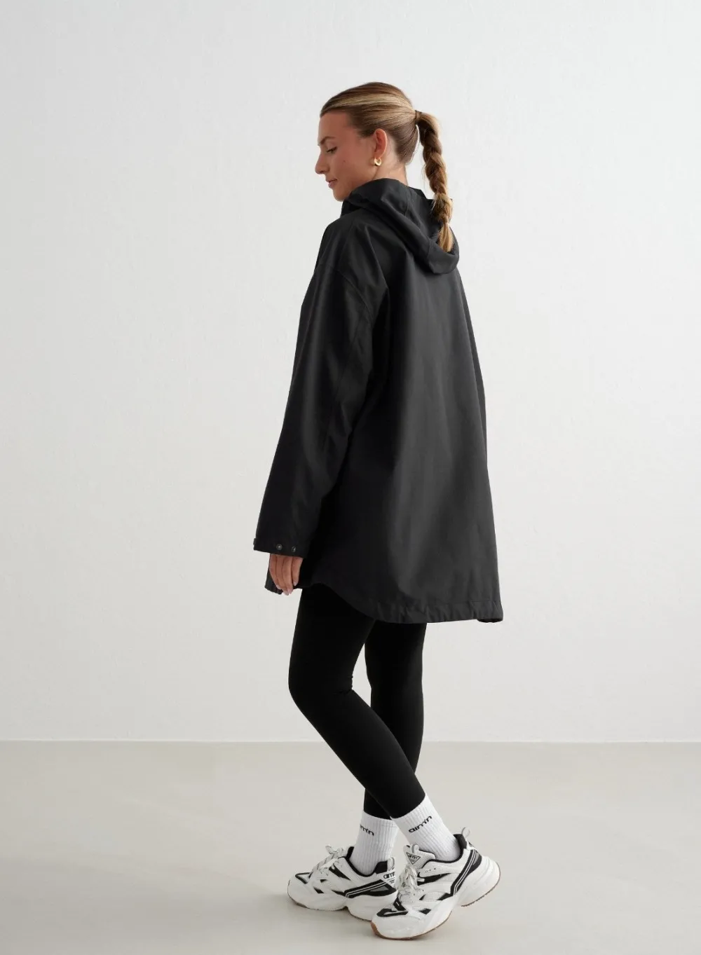 Anorakker|Høstjakker^AIM’N Waterproof Oversized Anorak Black
