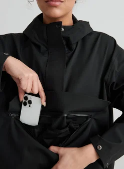 Anorakker|Høstjakker^AIM’N Waterproof Oversized Anorak Black