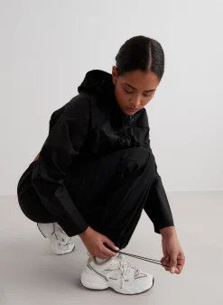 Workout Pants^AIM’N Windbreaker Plain Parachute Pants Black