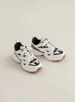 Sneakers^AIM’N Black/white Athena 100 black / white