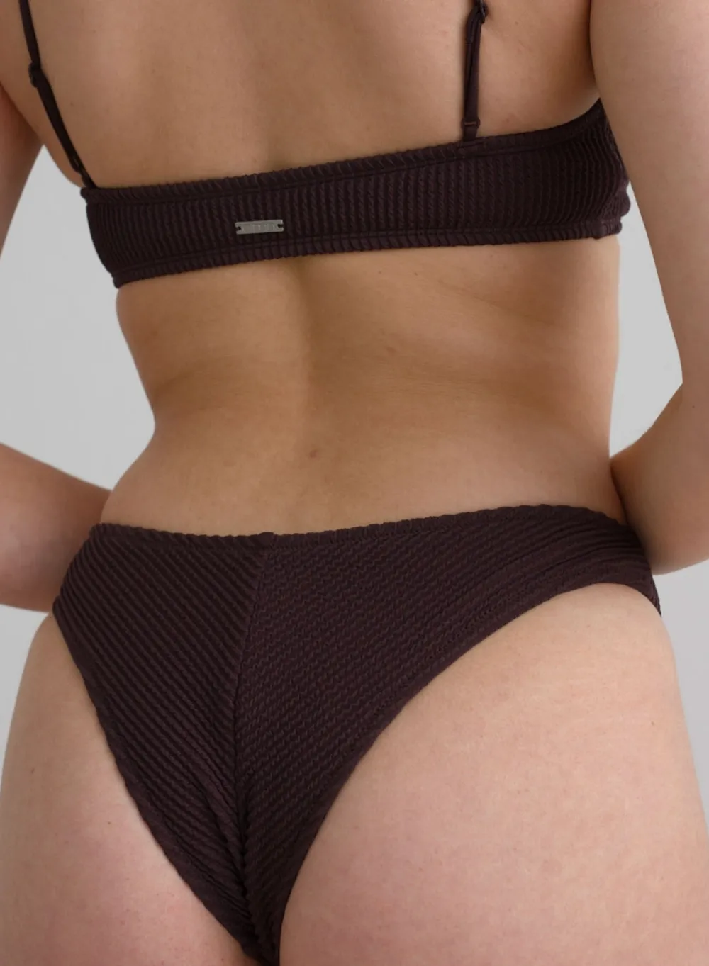 Bikinitruser^AIM’N Capri U-shape Bikini Bottom Cacao