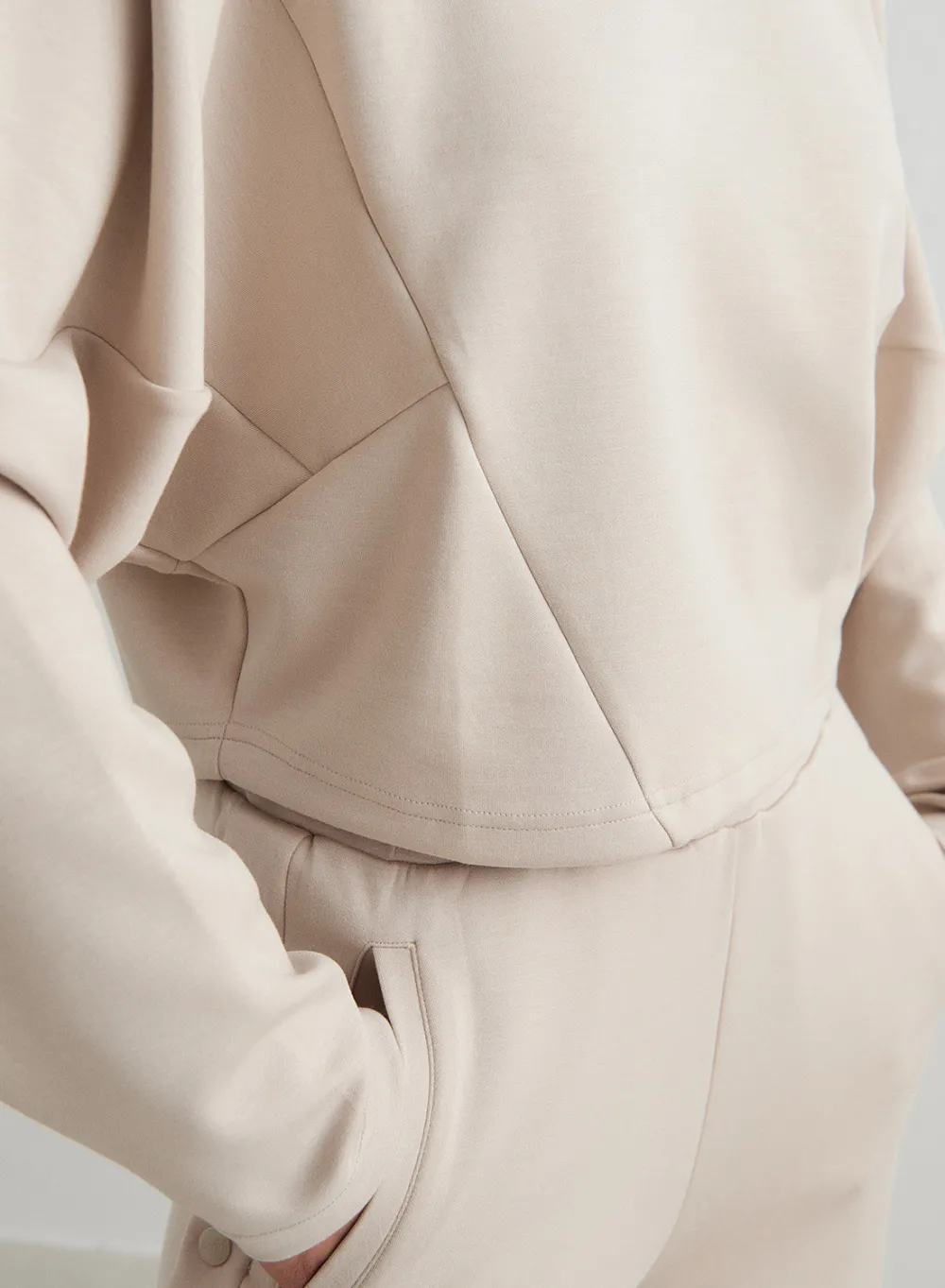 Sweatshirts|Gensere^AIM’N Café Au Lait Comfy Block Sweatshirt Cafè au lait