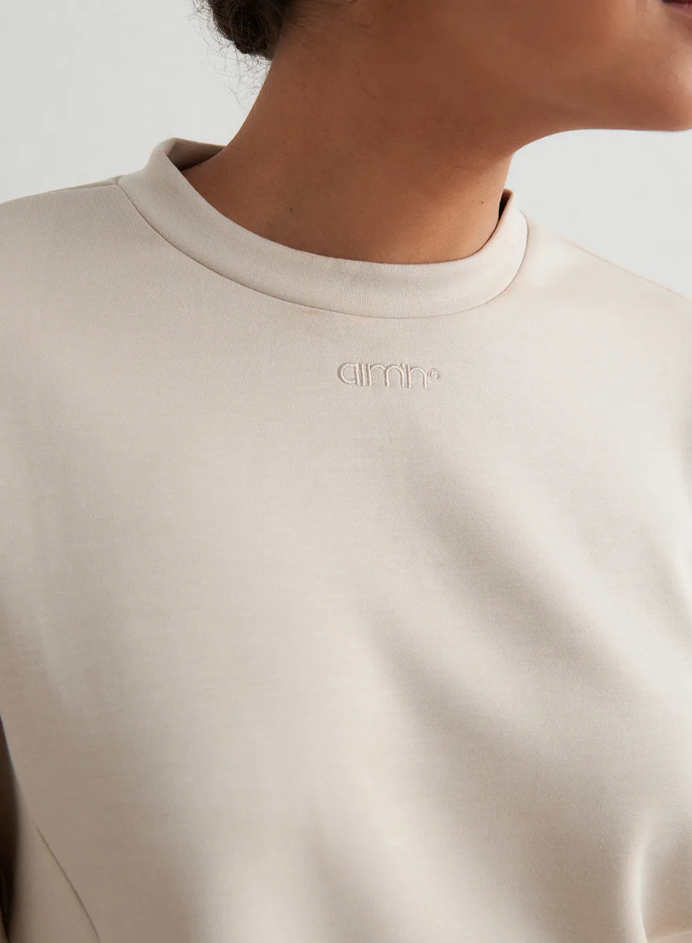 Sweatshirts|Gensere^AIM’N Café Au Lait Comfy Block Sweatshirt Cafè au lait