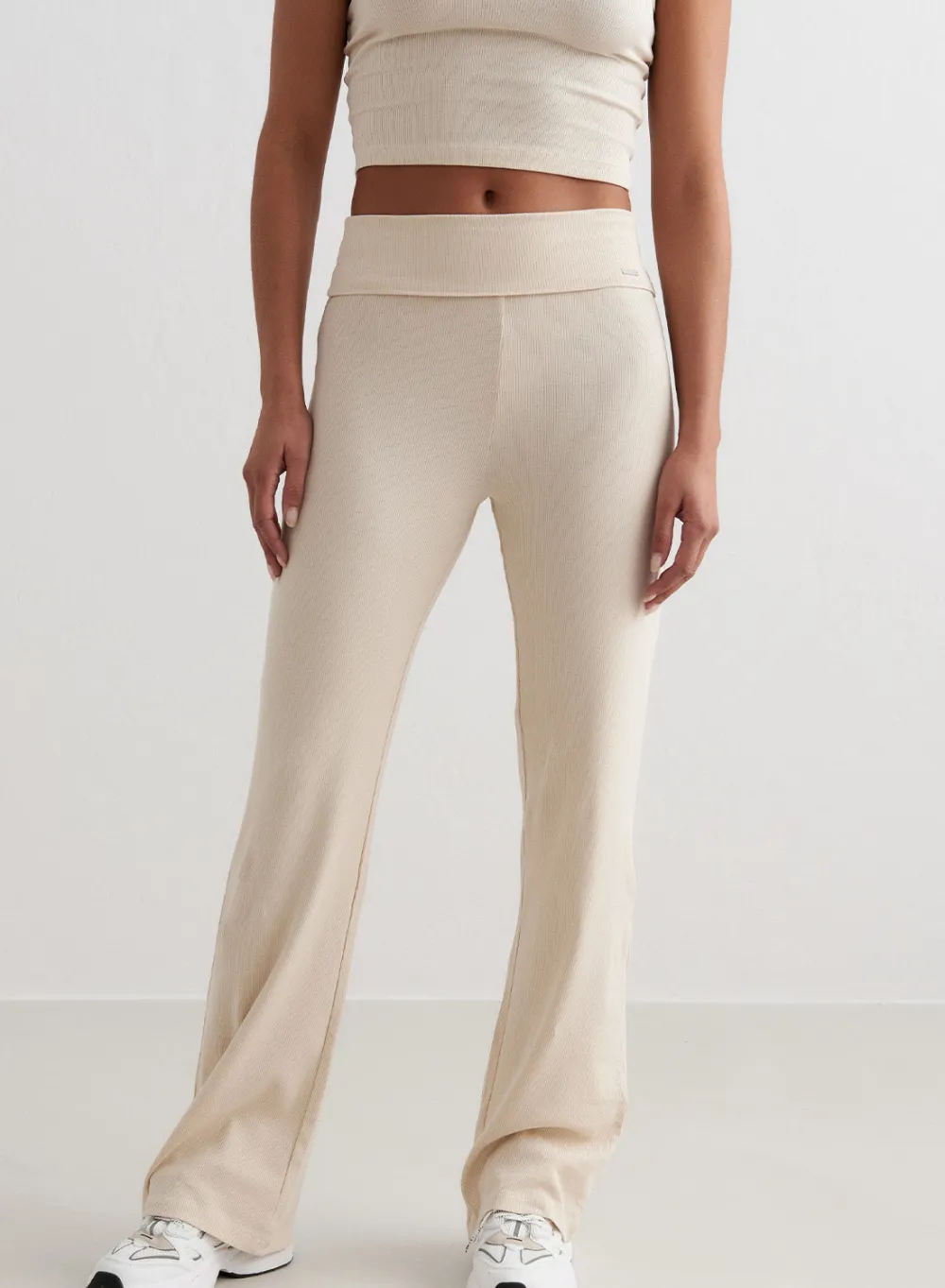 Myke Bukser|Sweatpants^AIM’N Ease Ribbed Pants Cafè au lait