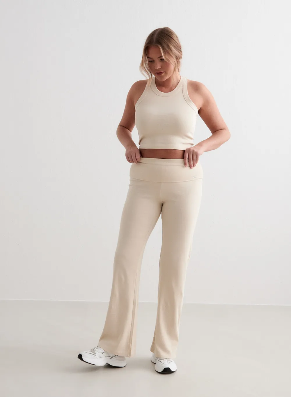 Myke Bukser|Sweatpants^AIM’N Ease Ribbed Pants Cafè au lait