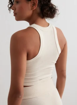 Tank Tops Og Trenings Tank Tops|Cropped Tank Tops^AIM’N Ease Ribbed Tank Top Cafè au lait