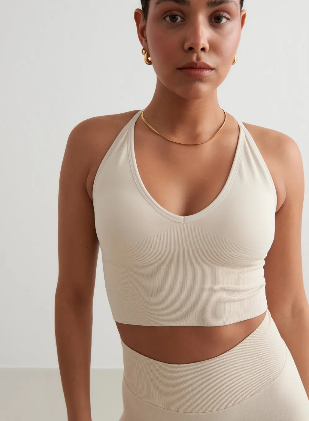 Tank Tops Og Trenings Tank Tops|Seamless Tank Tops^AIM’N Shape Seamless Cross Back Bralette Clay