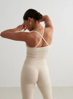 Tank Tops Og Trenings Tank Tops|Seamless Tank Tops^AIM’N Shape Seamless Cross Back Bralette Clay
