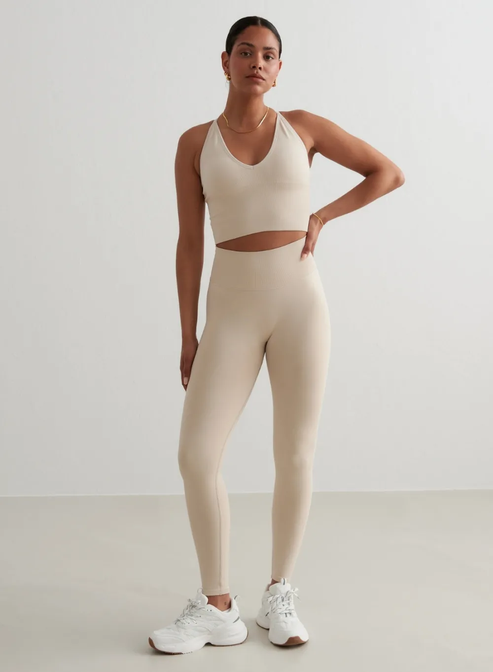 Treningstights|Seamless Tights^AIM’N Shape Seamless Tights Clay