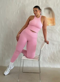 Treningstights|Seamless Tights^AIM’N Shape Seamless Tights Cotton candy