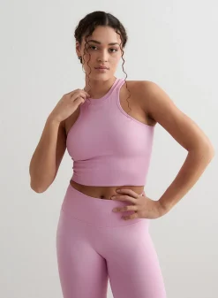 Tank Tops Og Trenings Tank Tops|Seamless Tank Tops^AIM’N Shape Seamless Racerfront Top Cotton candy