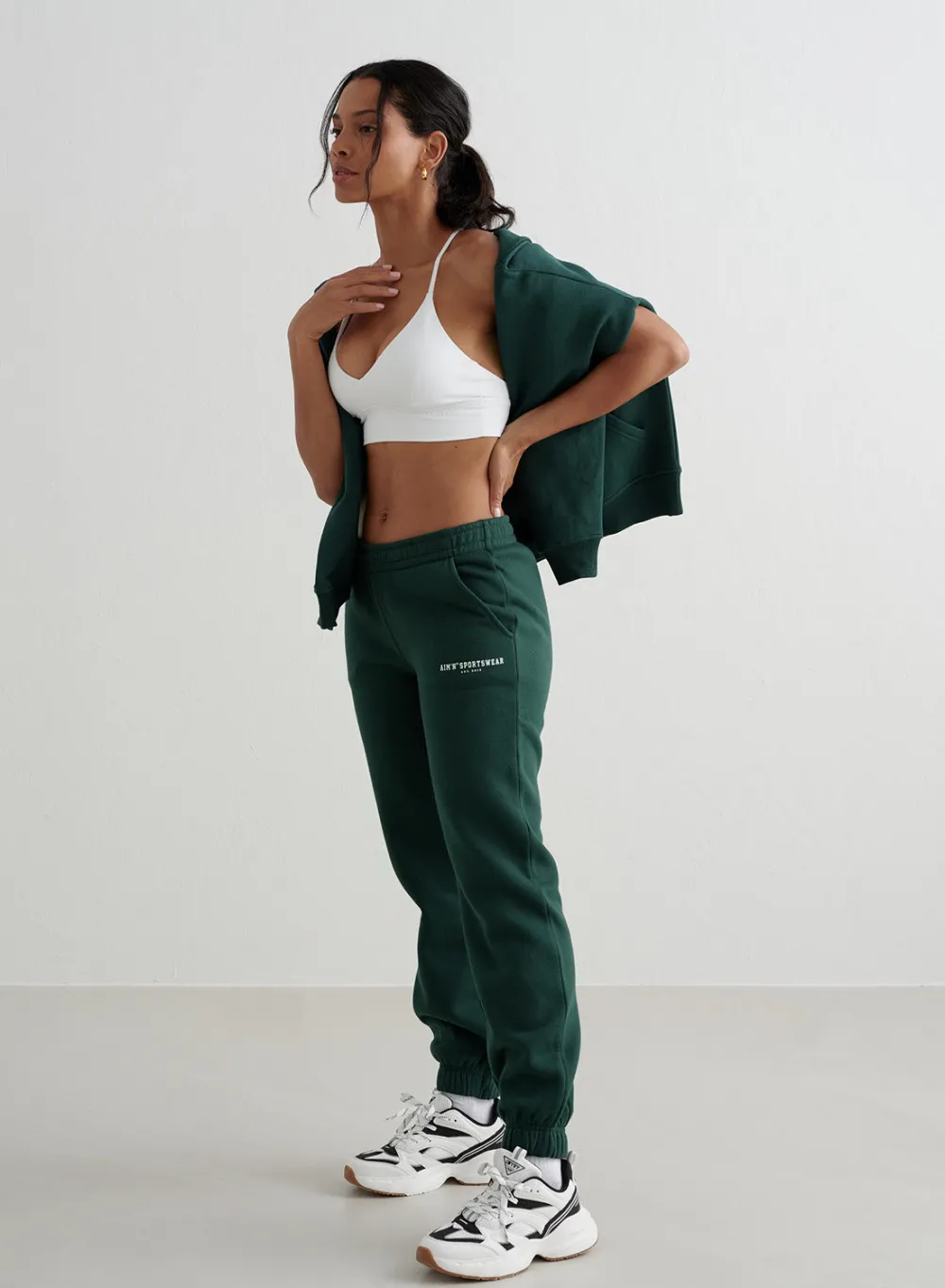 Myke Bukser|Sweatpants^AIM’N Varsity Classic Sweatpants Deep emerald