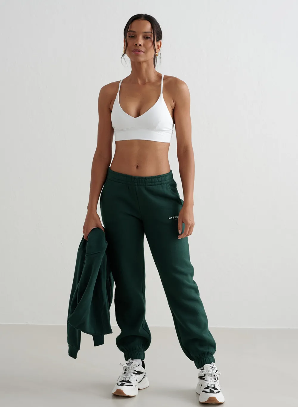 Myke Bukser|Sweatpants^AIM’N Varsity Classic Sweatpants Deep emerald