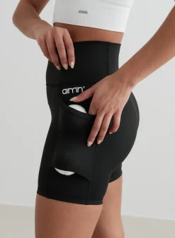 All Biker Shorts|Running Shorts^AIM’N Double Pocket Midi Biker Shorts