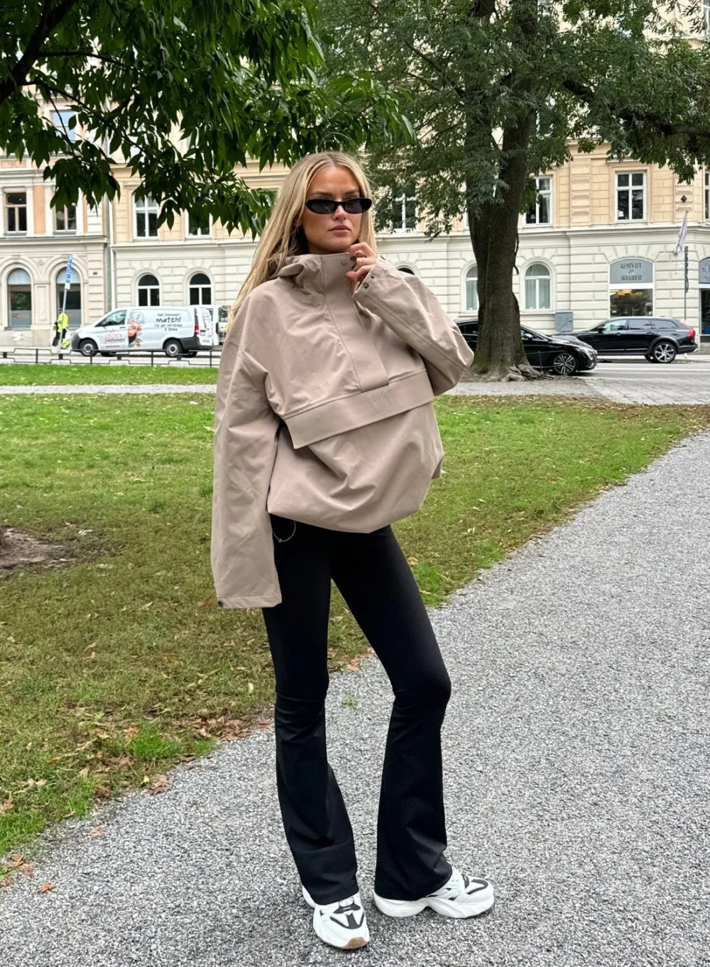 Anorakker|Høstjakker^AIM’N Waterproof Oversized Anorak Espresso