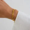 Vanntette Smykker^AIM’N Gold Waterproof Braid Bracelet
