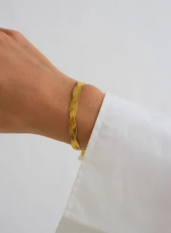 Vanntette Smykker^AIM’N Gold Waterproof Braid Bracelet