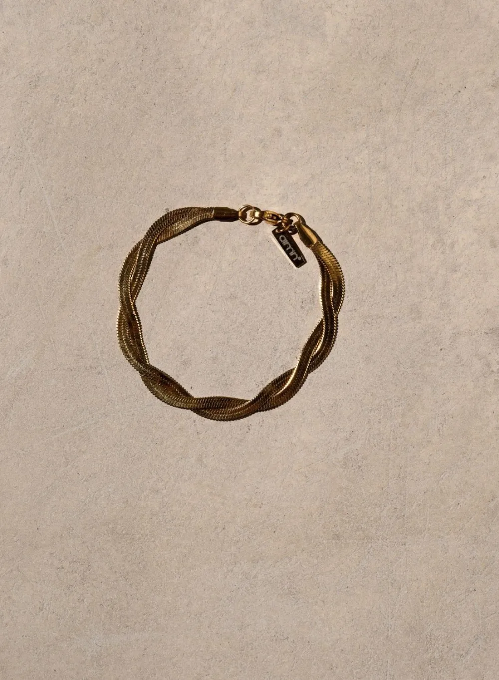 Vanntette Smykker^AIM’N Gold Waterproof Braid Bracelet