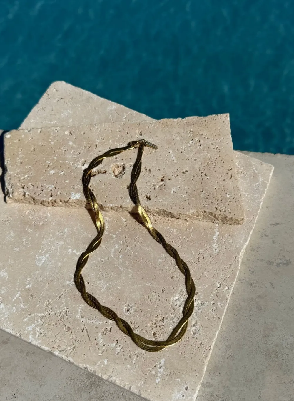 Vanntette Smykker^AIM’N Gold Waterproof Braid Necklace