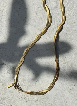 Vanntette Smykker^AIM’N Gold Waterproof Braid Necklace