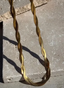 Vanntette Smykker^AIM’N Gold Waterproof Braid Necklace