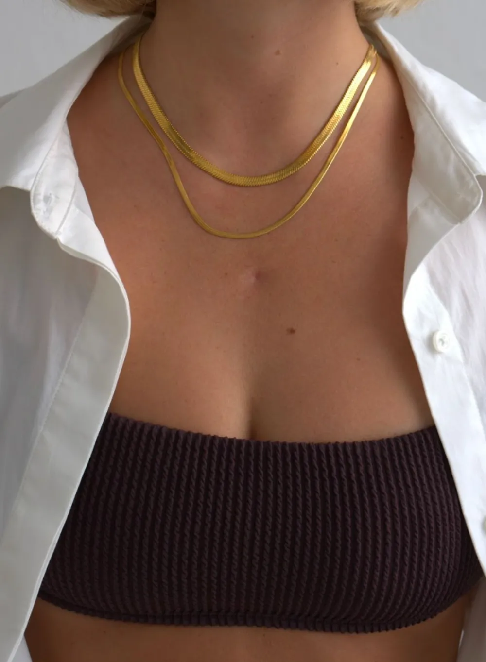 Vanntette Smykker^AIM’N Waterproof Double Necklace Gold