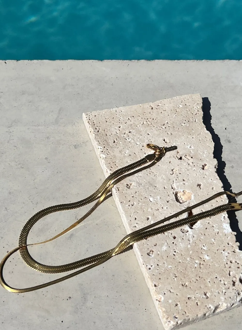 Vanntette Smykker^AIM’N Waterproof Double Necklace Gold