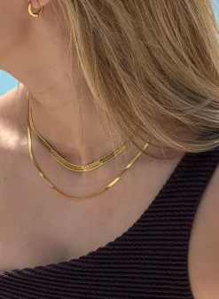 Vanntette Smykker^AIM’N Waterproof Double Necklace Gold