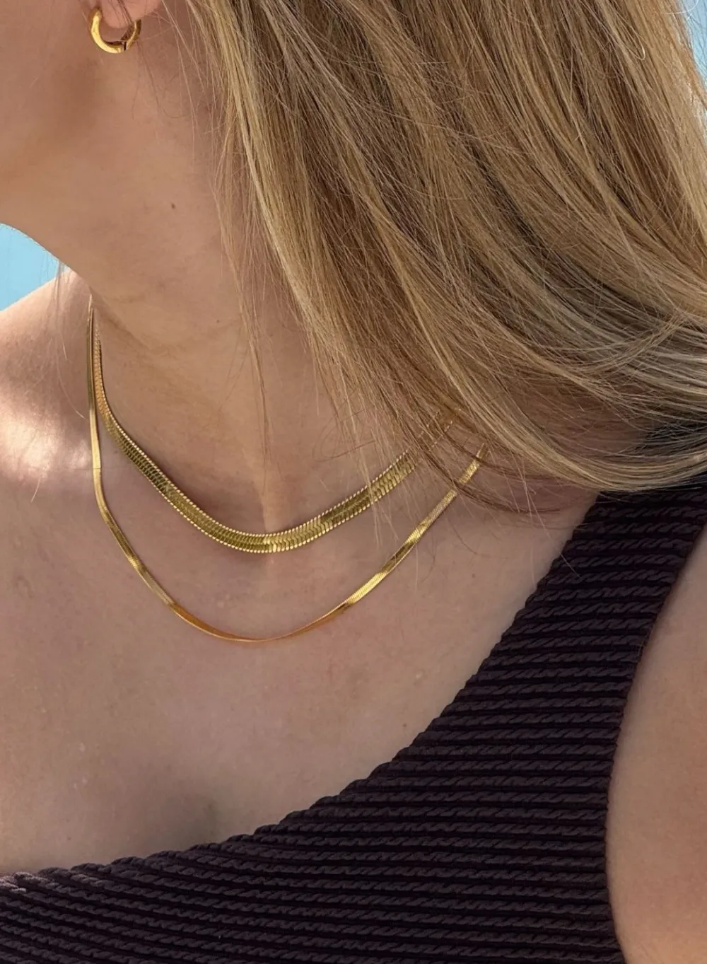 Vanntette Smykker^AIM’N Waterproof Double Necklace Gold