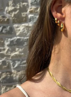 Vanntette Smykker^AIM’N Waterproof Hoop Earrings Gold