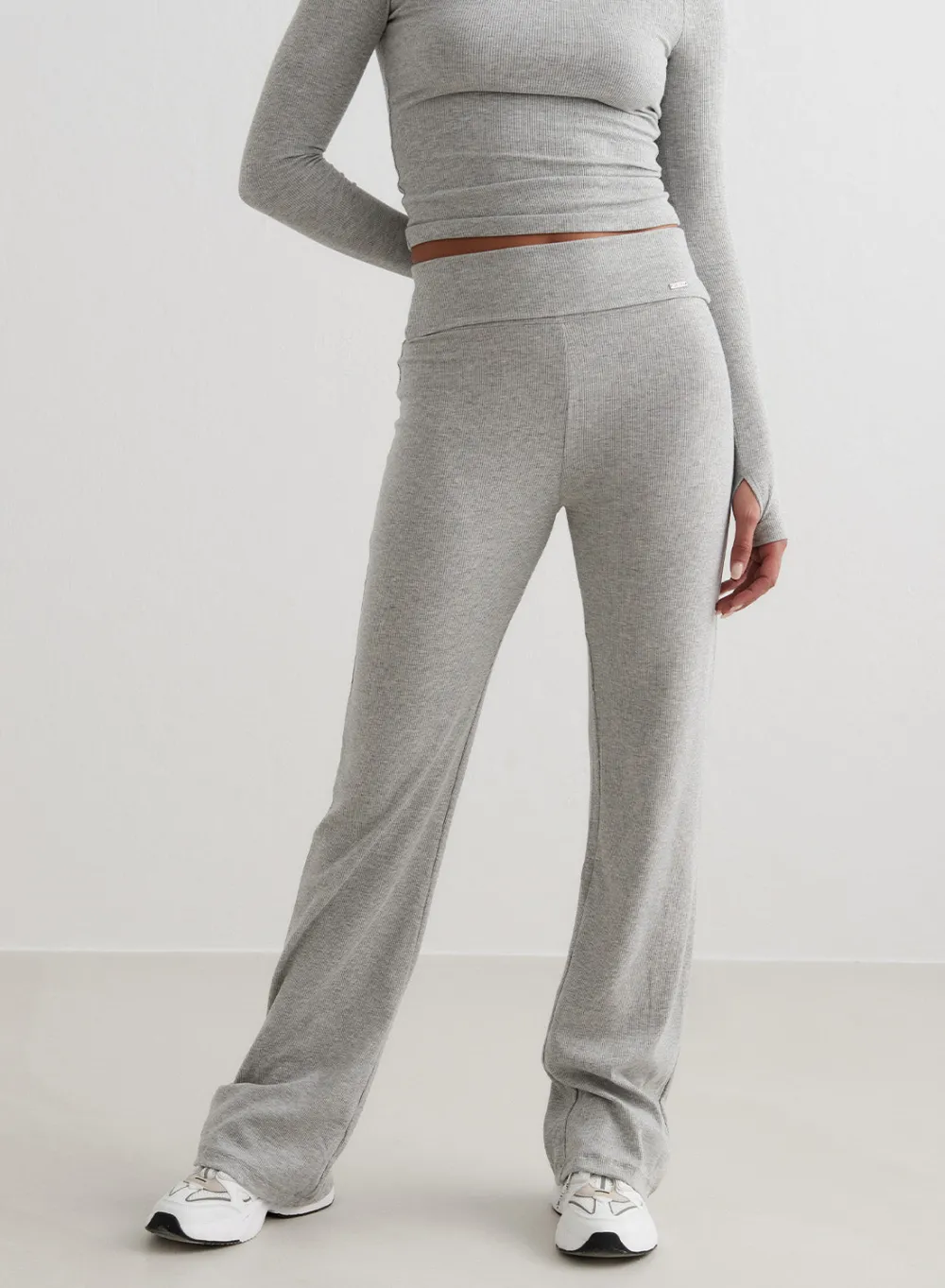 Myke Bukser|Sweatpants^AIM’N Ease Ribbed Pants Grey melange