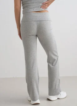 Petite Tights|Myke Bukser^AIM’N Ease Ribbed Petite Pants Grey melange