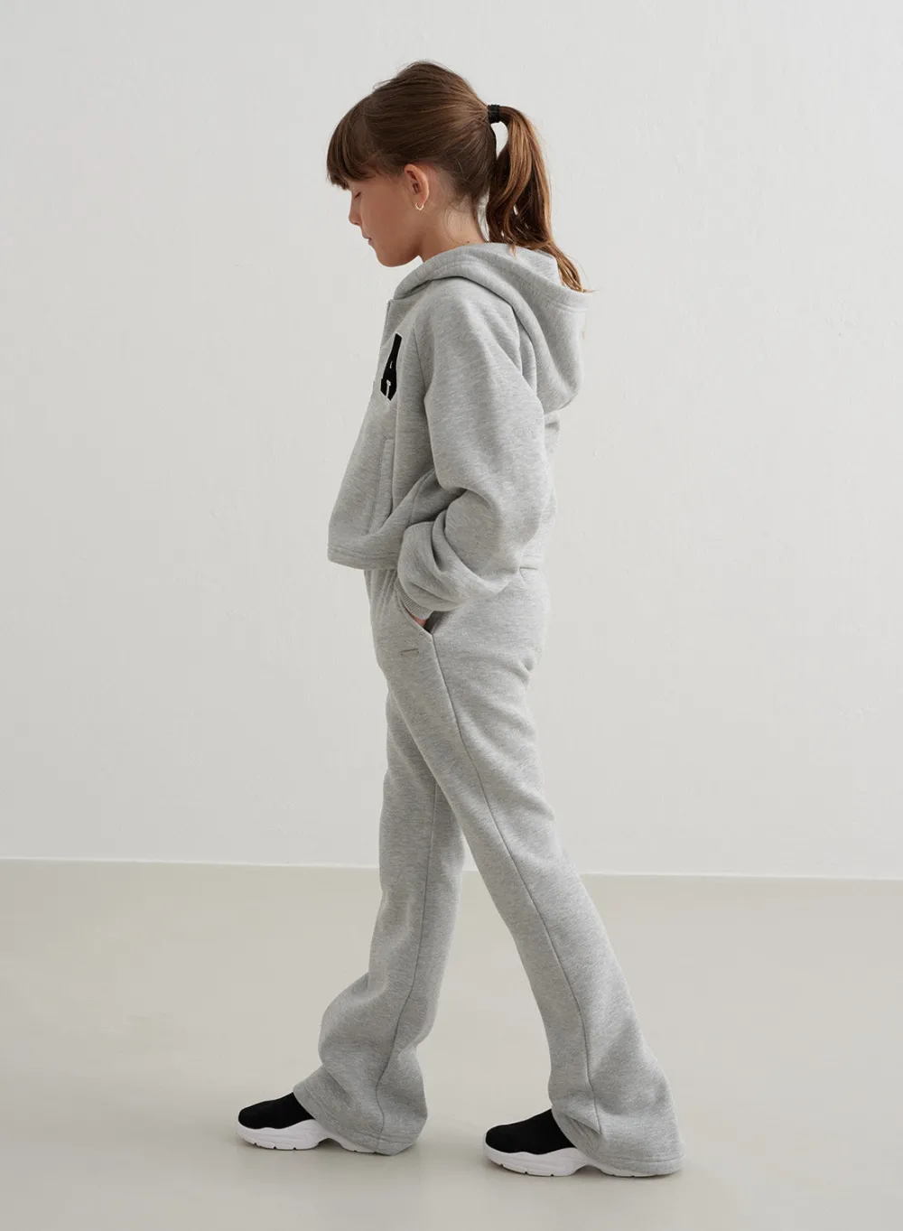 Workout Pants^AIM’N Young Flare Sweatpants Grey melange